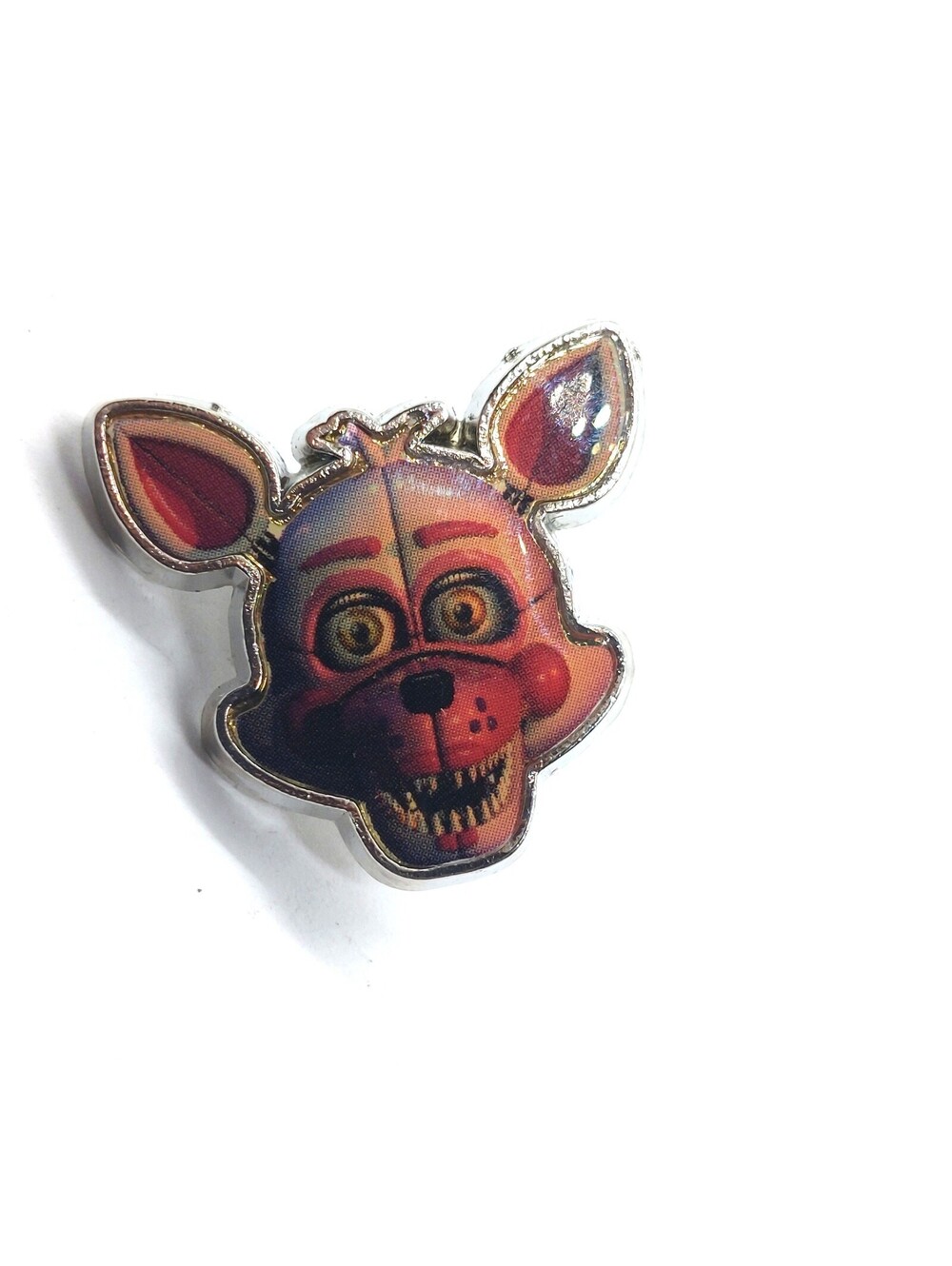 Five Nights At Freddy's Pin Funtime Foxy Yellow Eyes Game Character Enamel